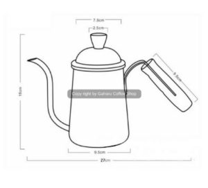 Teko Leher Angsa BhaVanA Cocok buat Alat Kopi Saring V60 Coffee Kettle